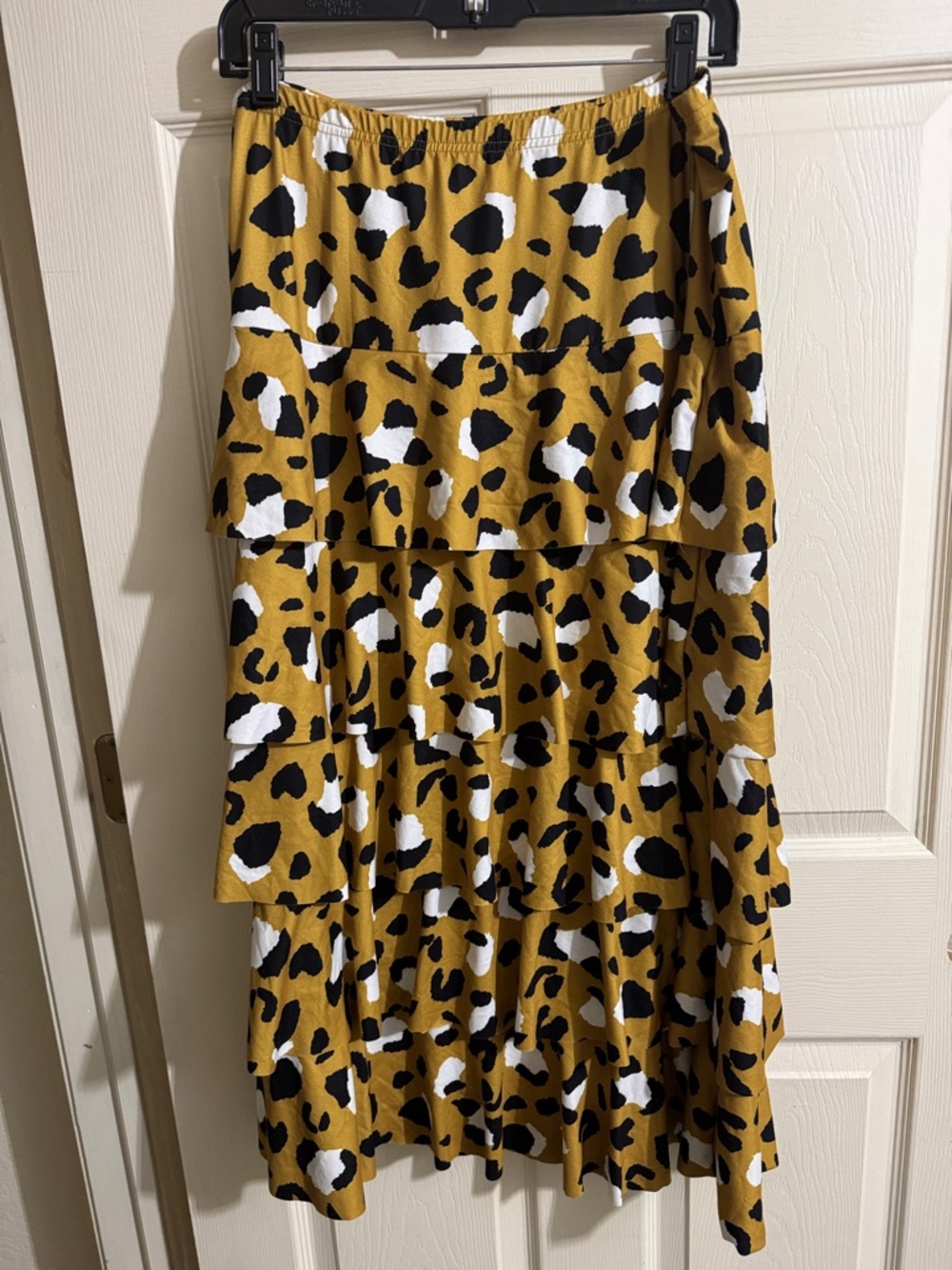 Nuggle’s Yellow Leopard Print Two-Piece Skirt & Top Set - Picture 2 of 5